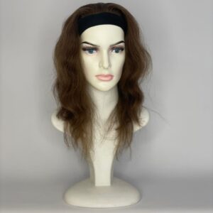 B3 – Bantlı %100 Gerçek Saç Peruk (Makine İşi) #39