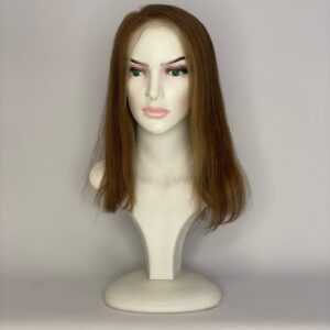 T3 – Tül Tepeli %100 Gerçek Saç Peruk (İthal) #43